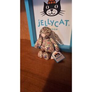 Jellycat tiny tulip blossom bunny rare Nwt